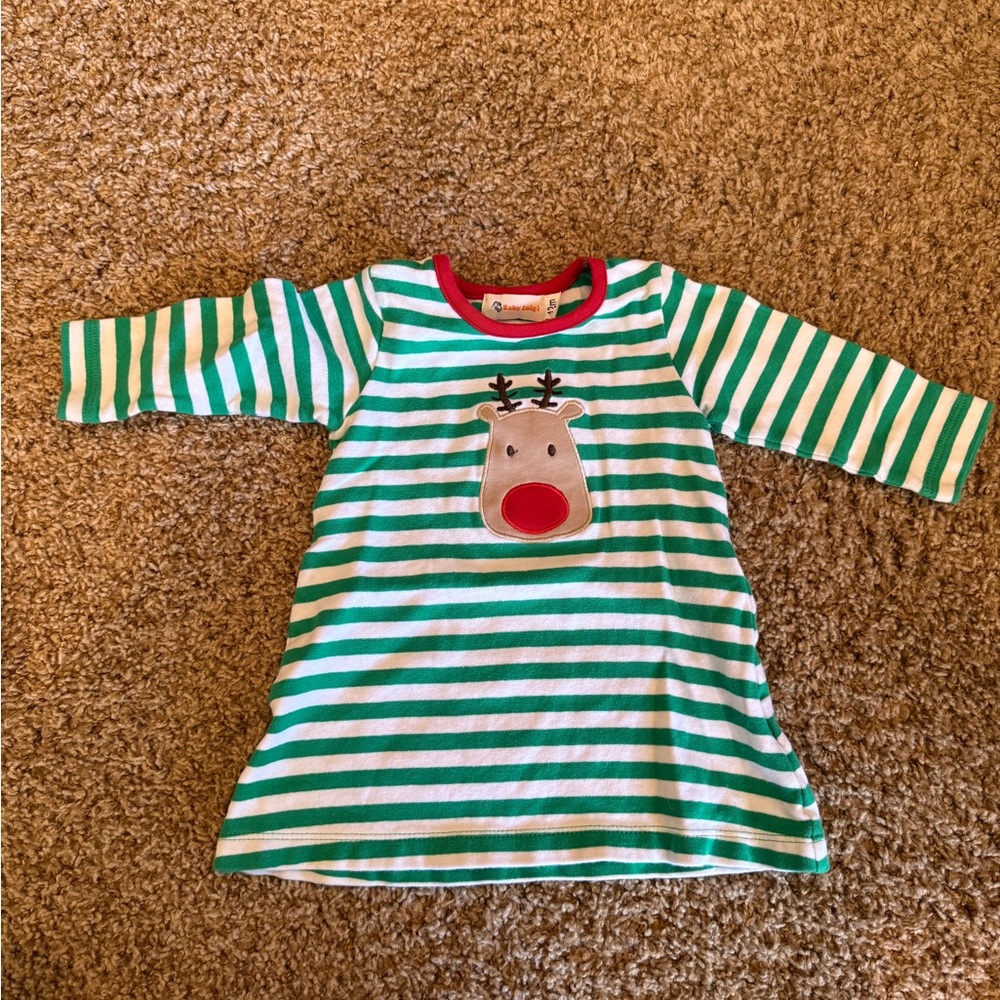 Baby Luigi Reindeer Dress